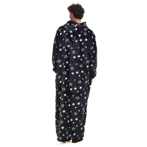 Snuggs Wearable Blanket Monk Black Stars